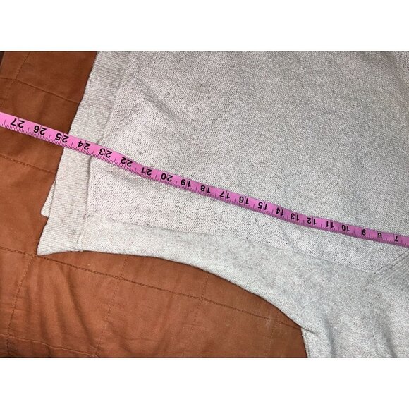 Free People Beige Knit Sweater Womens Loose Fit Pullover Size Large - Picture 7 of 10